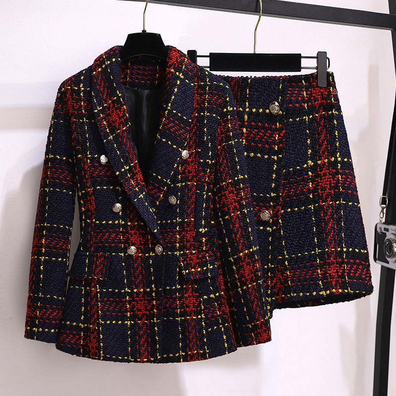 Jack Winter Clothing - Women Winter Vintage Tweed Korean Suit
