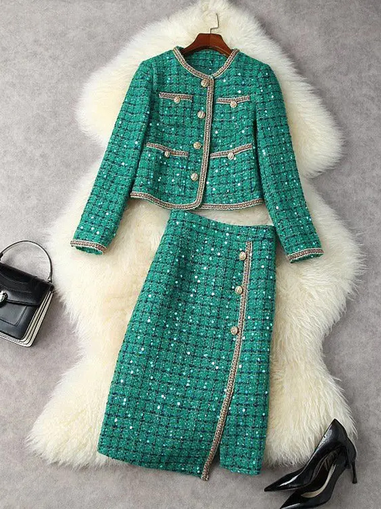 Jack Winter Clothing - Women Winter Elegant Vintage Tweed Fragrant