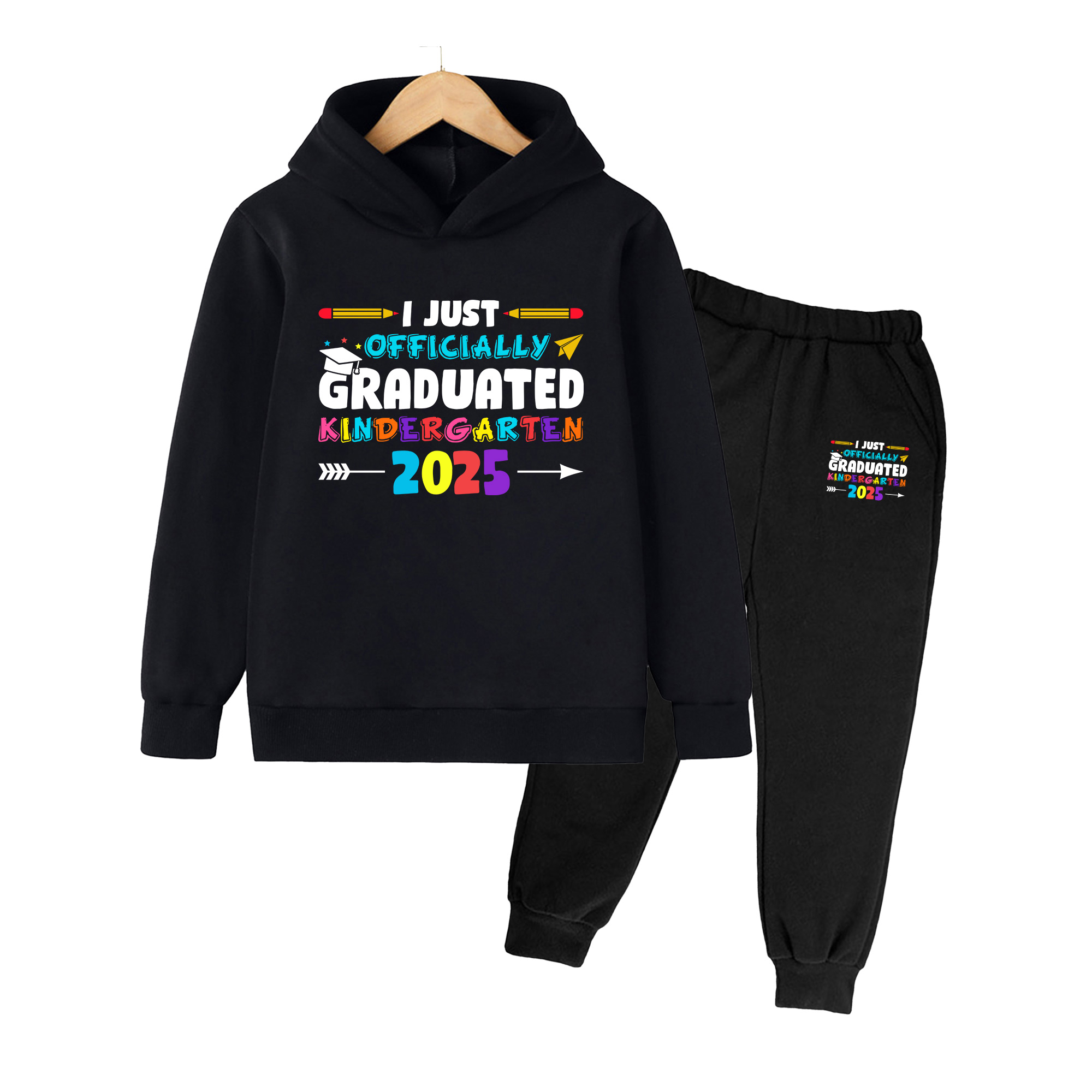 Winter Clothing Kindergarten - Kids Kindergarten 2025 Print Hoodie &