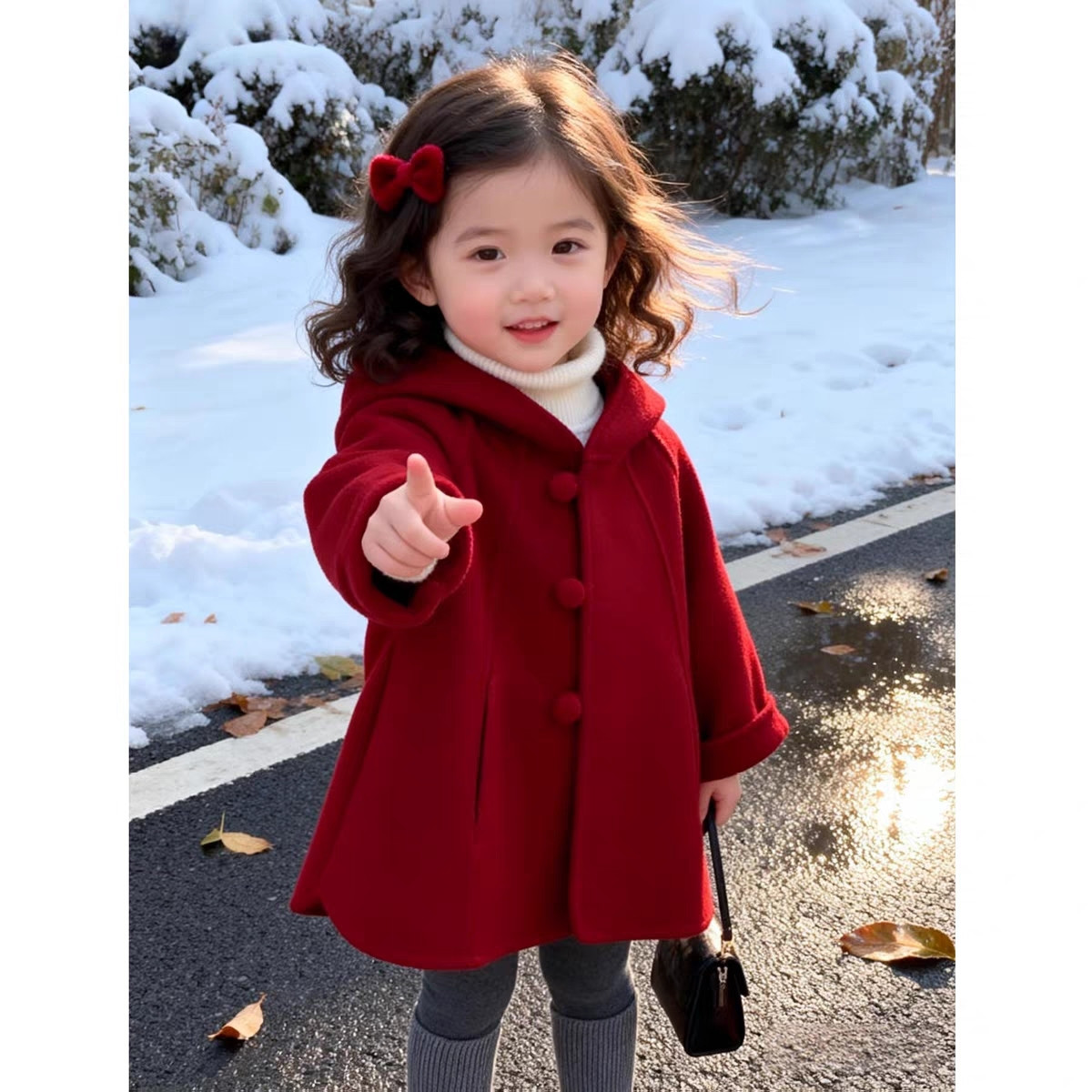Girls Wool Coat Autumn Winter  - Winter Clothing For Toddlers review and price