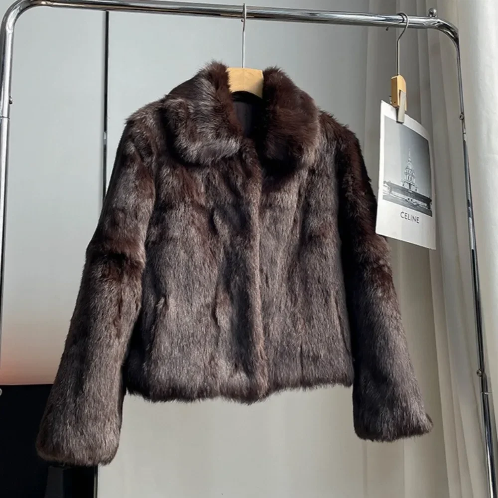 Natural Rabbit Fur Coat Women  - Winter Clothing Wholesale review and price