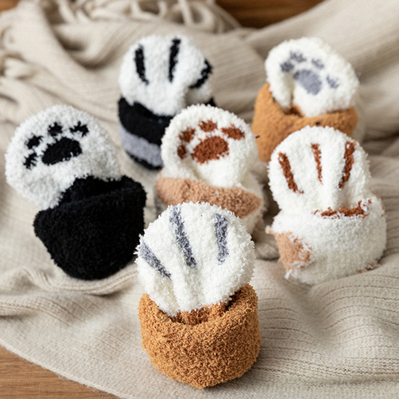 Winter Warm Fluffy Socks Thick - Winter Clothing Youtube review and price