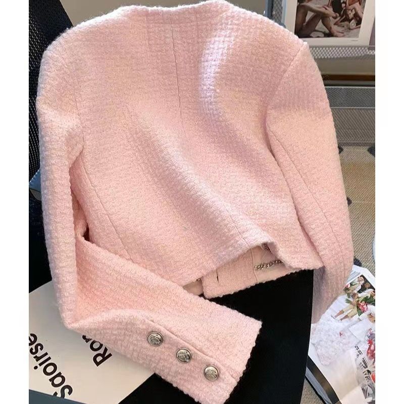 Women Tweed Fragrant Pink Jack - Jack Winter Clothing review and price