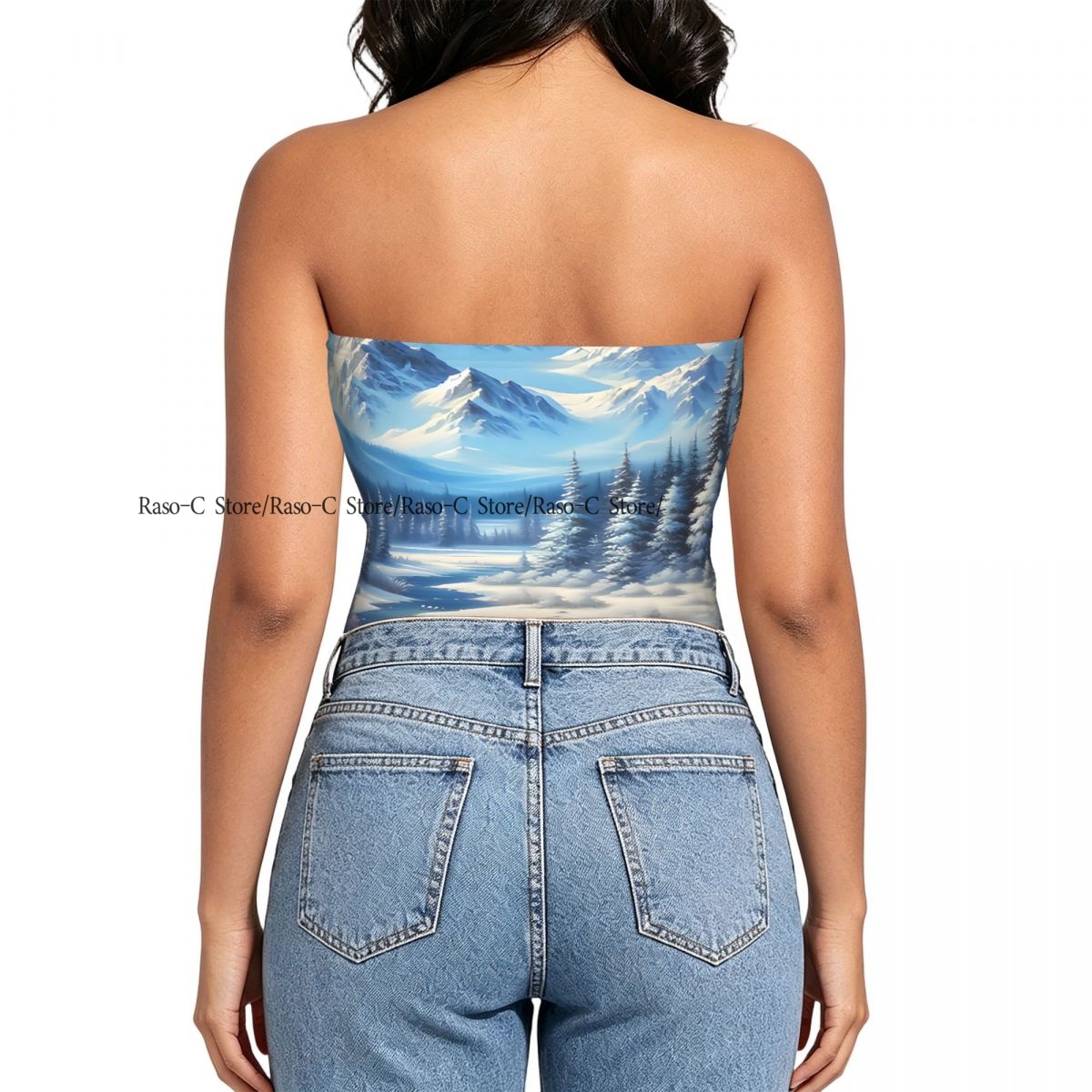 Women Block Crop Slim Tube Top - Winter Clothing Youtube review and price