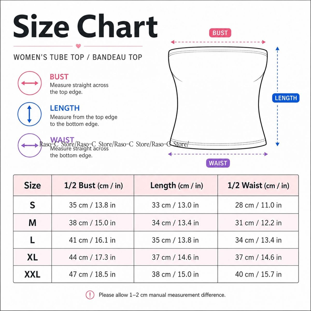 Women Block Crop Slim Tube Top - Winter Clothing Youtube review and price
