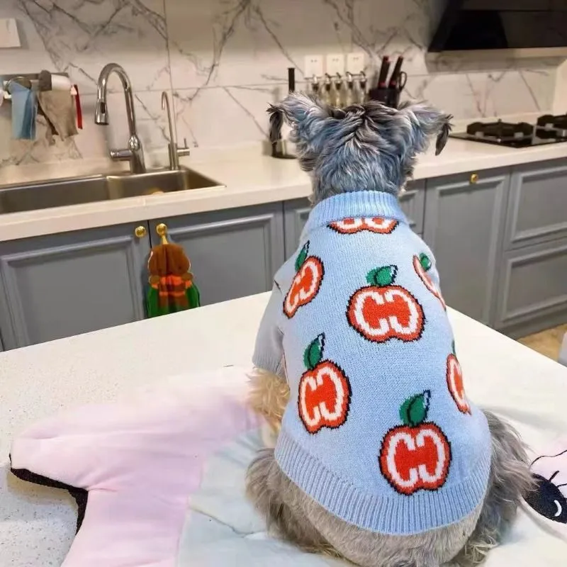 Letter Sweater Pet Dog Clothes - Winter Clothing For Toddlers review and price
