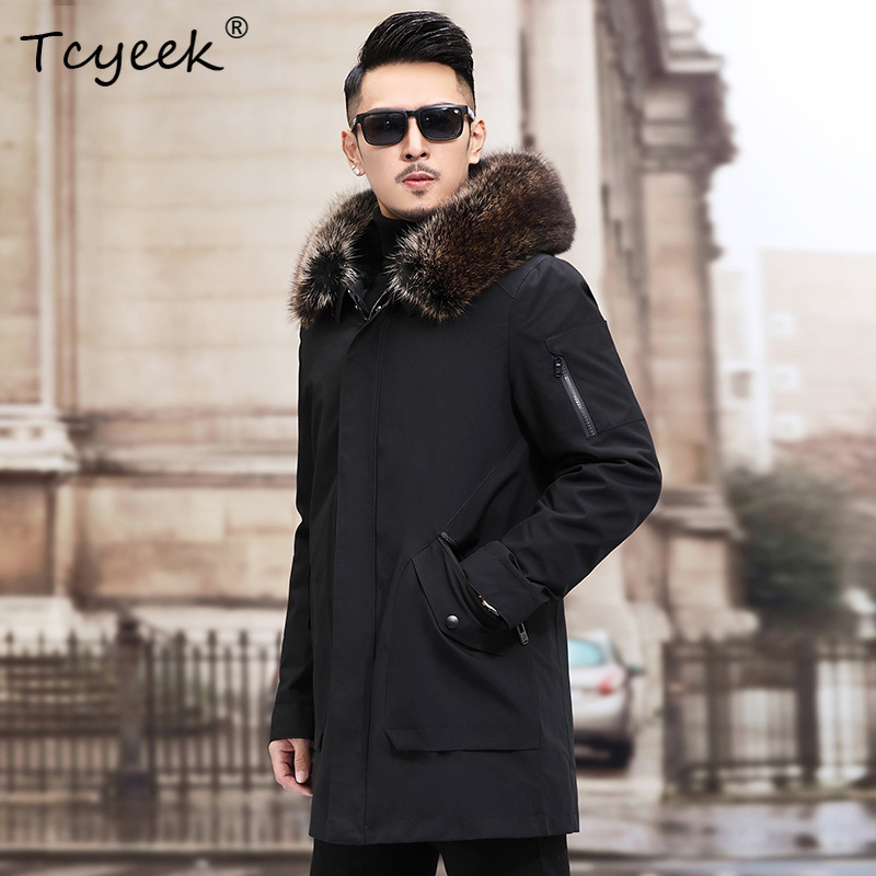 Tcyeek Sliver Fox Fur Collar W - Warm Winter Clothing review and price