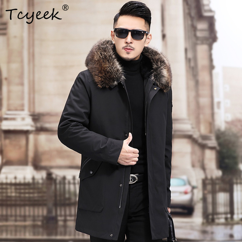 Tcyeek Sliver Fox Fur Collar W - Warm Winter Clothing review and price