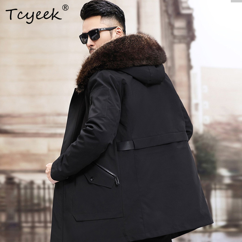 Tcyeek Sliver Fox Fur Collar W - Warm Winter Clothing review and price