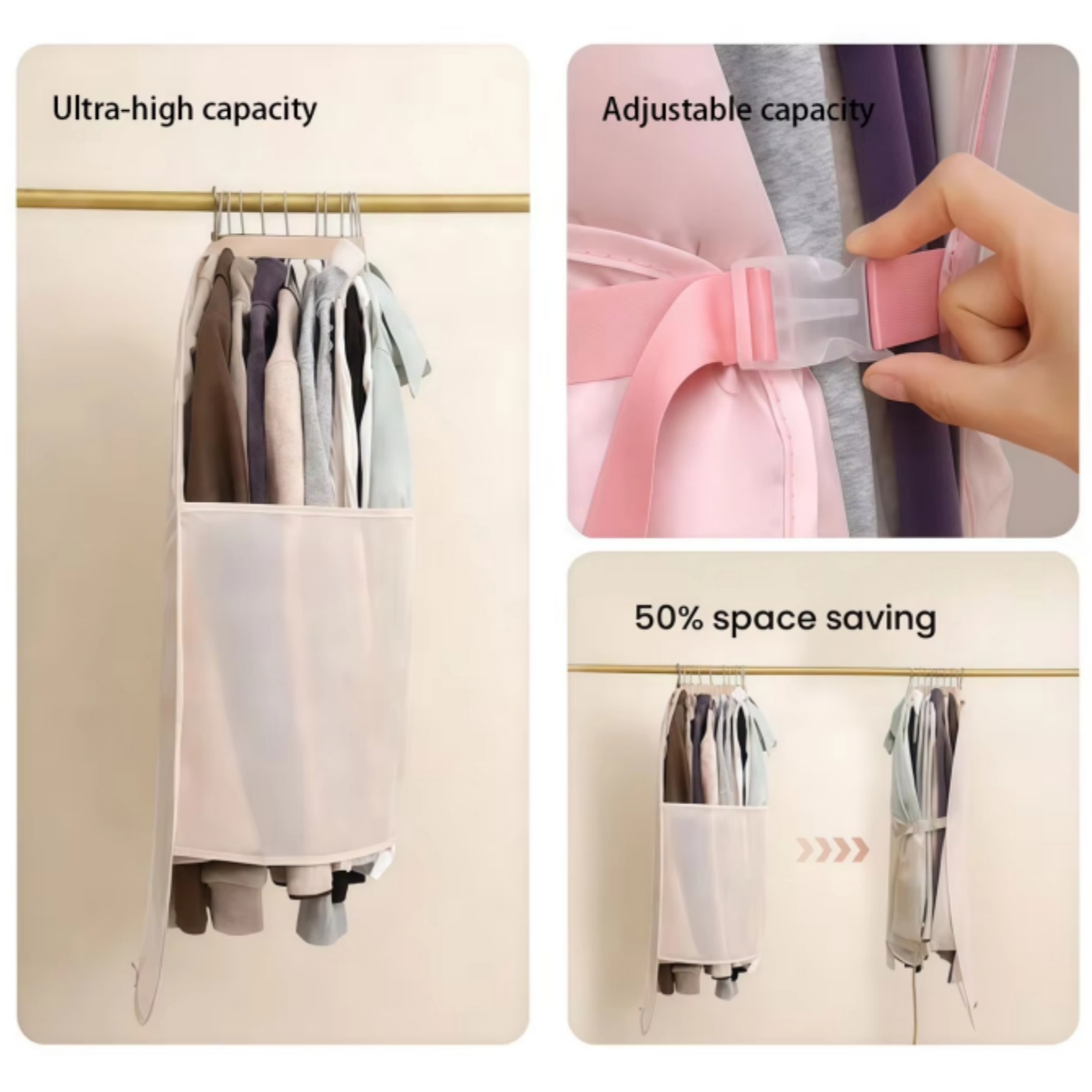 Wardrobe Compression Hanging B - Winter Clothing Storage review and price