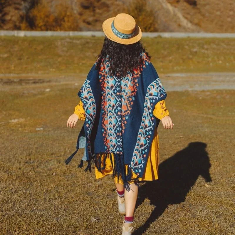 2026 Women Knitted Poncho Cape - Winter Clothing Youtube review and price