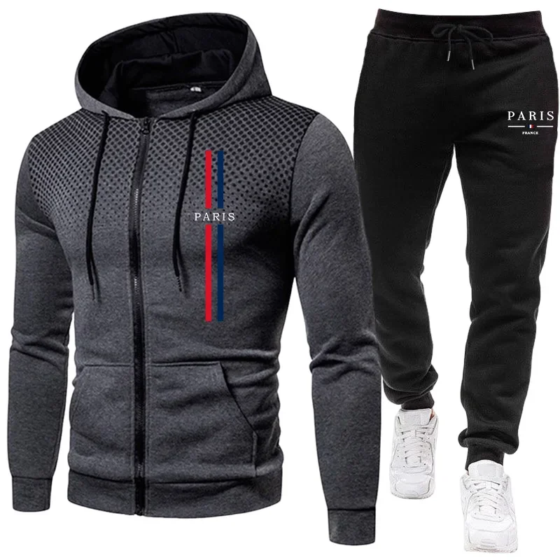Men sports suit zipper jacket+ - Winter Clothing Outdoor review and price
