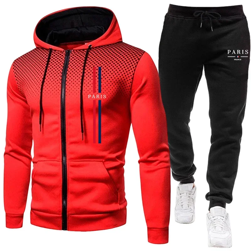 Men sports suit zipper jacket+ - Winter Clothing Outdoor review and price