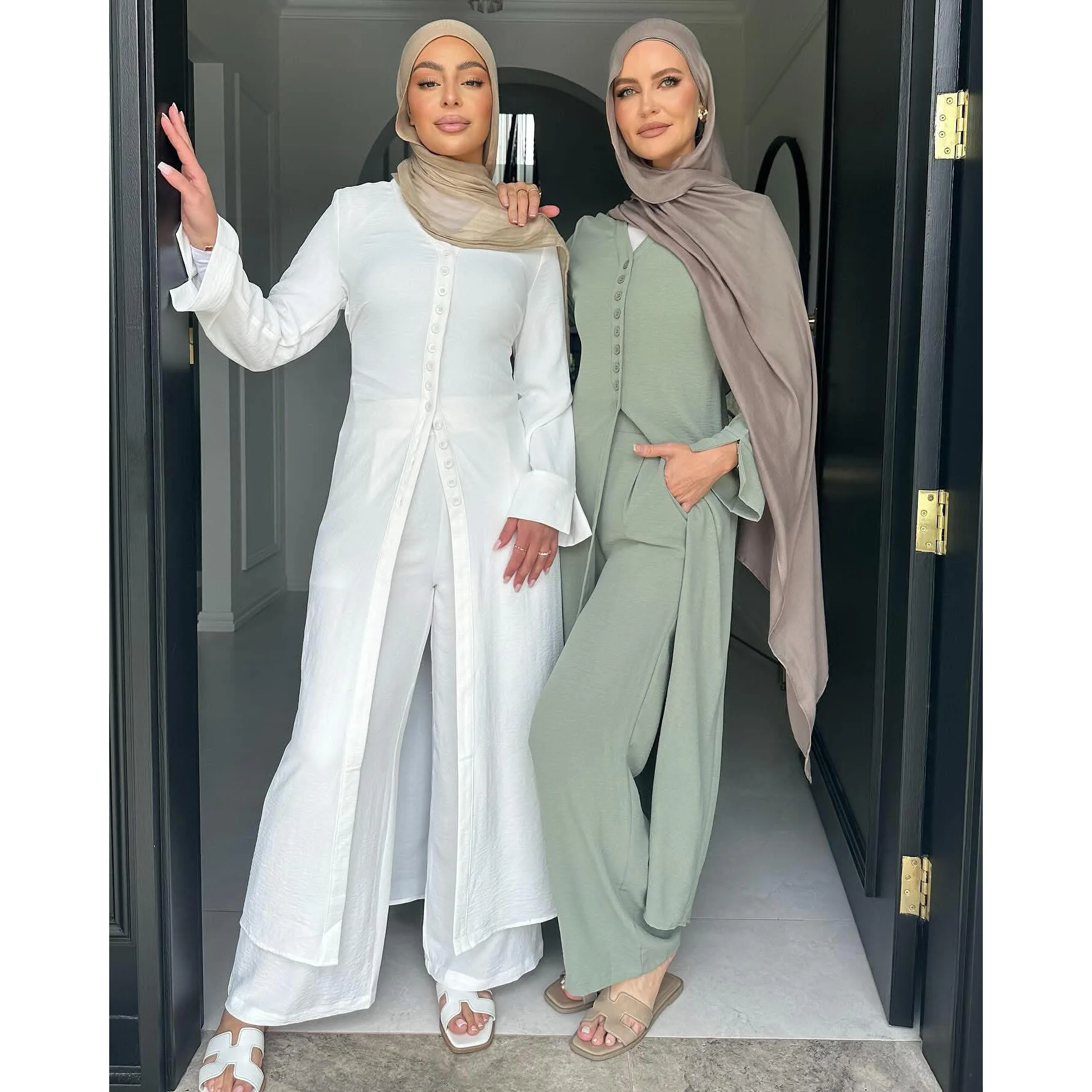 New Women's Button Evening Dre - Winter Clothing Dubai review and price