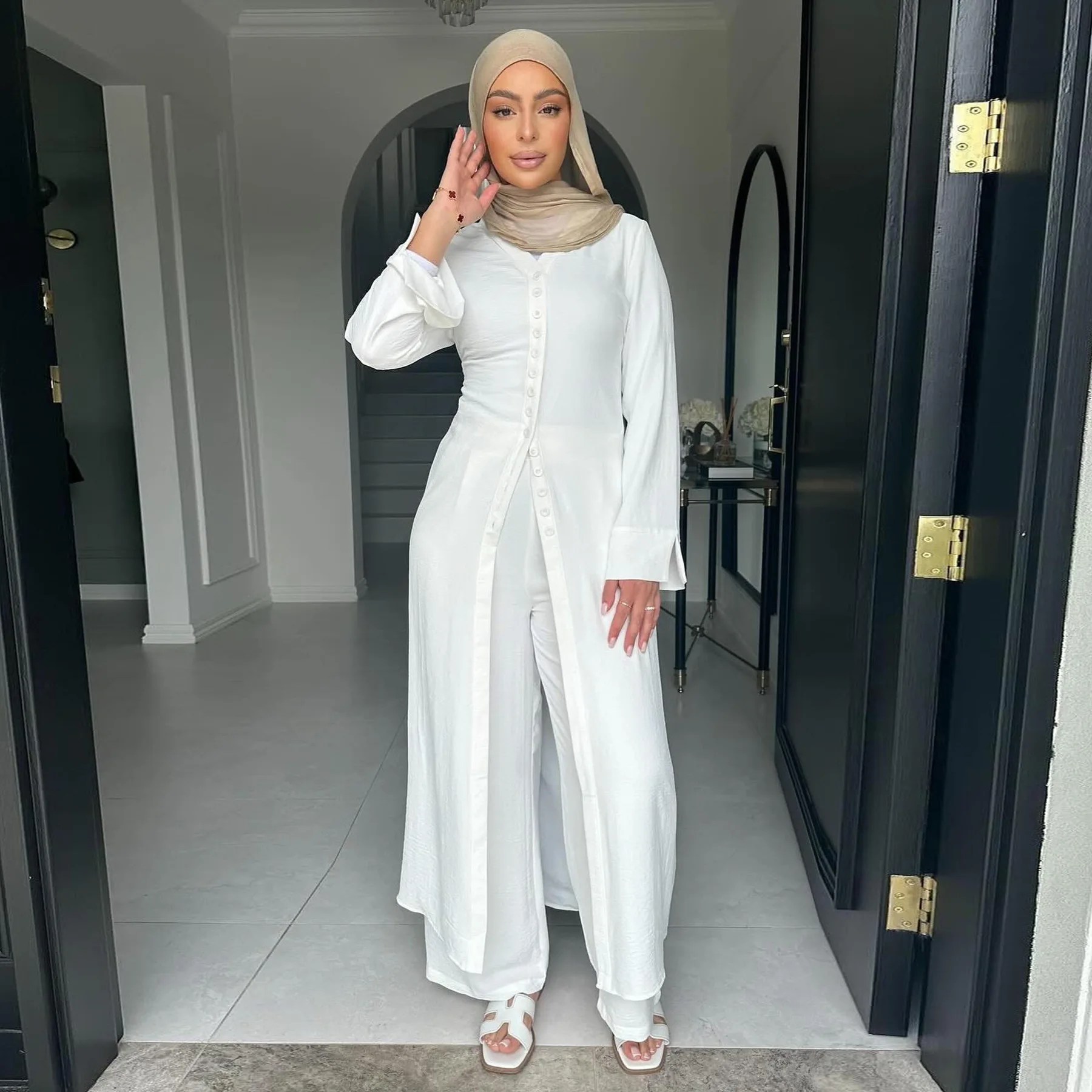New Women's Button Evening Dre - Winter Clothing Dubai review and price