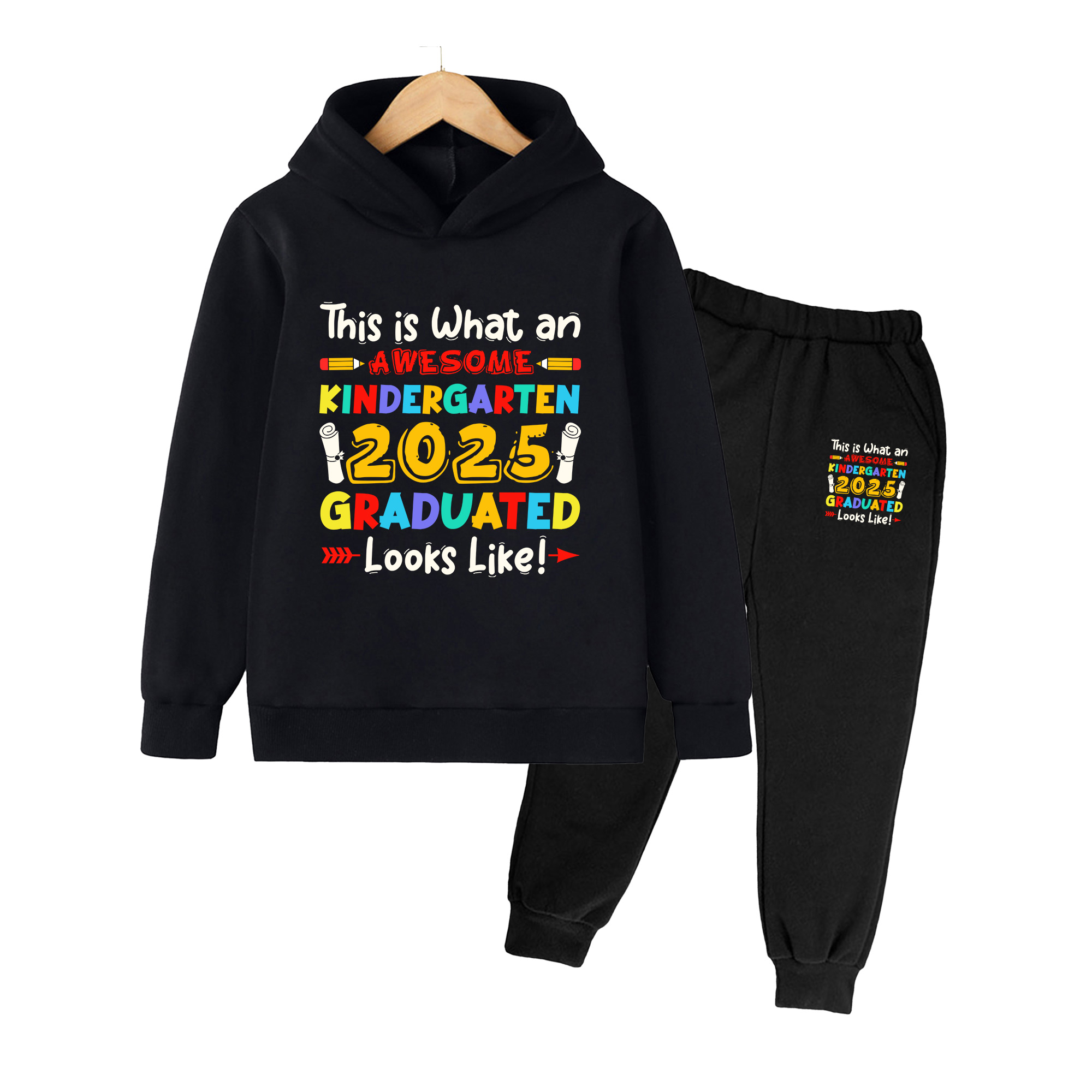 Kids Hoodie & Pants Set, Color - Winter Clothing Kindergarten review and price
