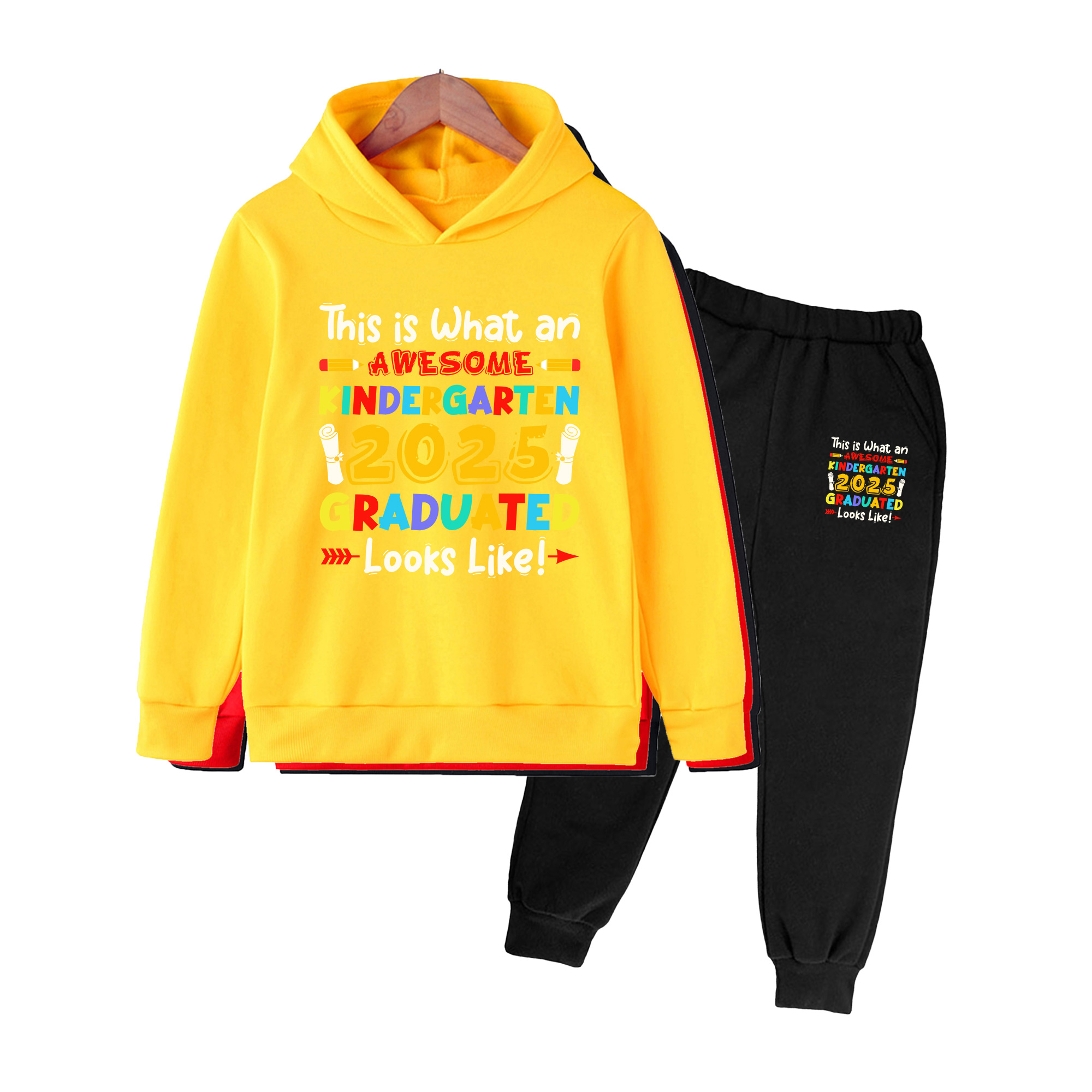 Kids Hoodie & Pants Set, Color - Winter Clothing Kindergarten review and price