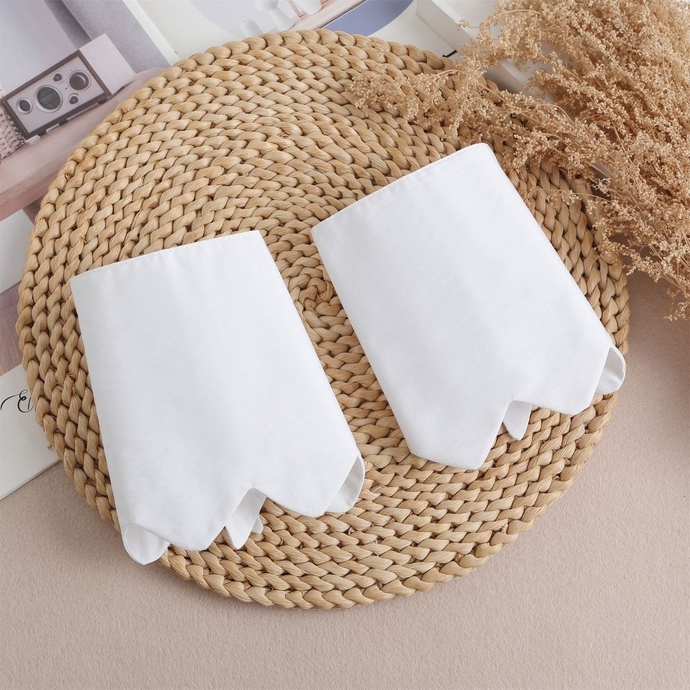 Trend White Fake Cuffs Button  - Warm Winter Clothing review and price