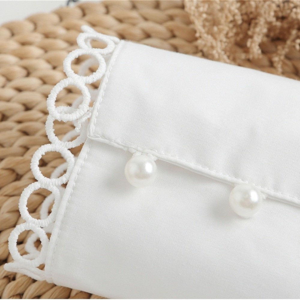 Trend White Fake Cuffs Button  - Warm Winter Clothing review and price