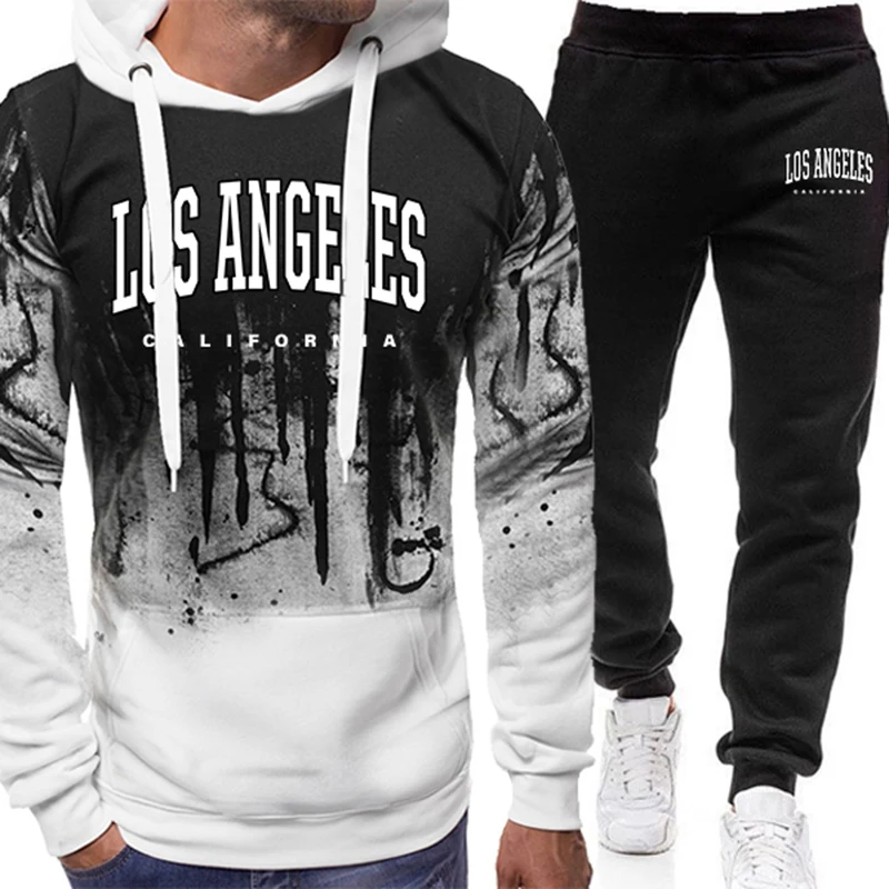 Fashion Men's Tracksuit Print  - Winter Clothing Outdoor review and price