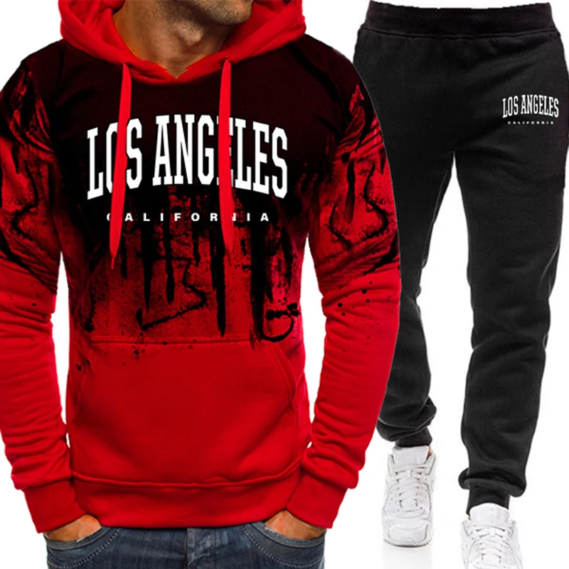 Fashion Men's Tracksuit Print  - Winter Clothing Outdoor review and price