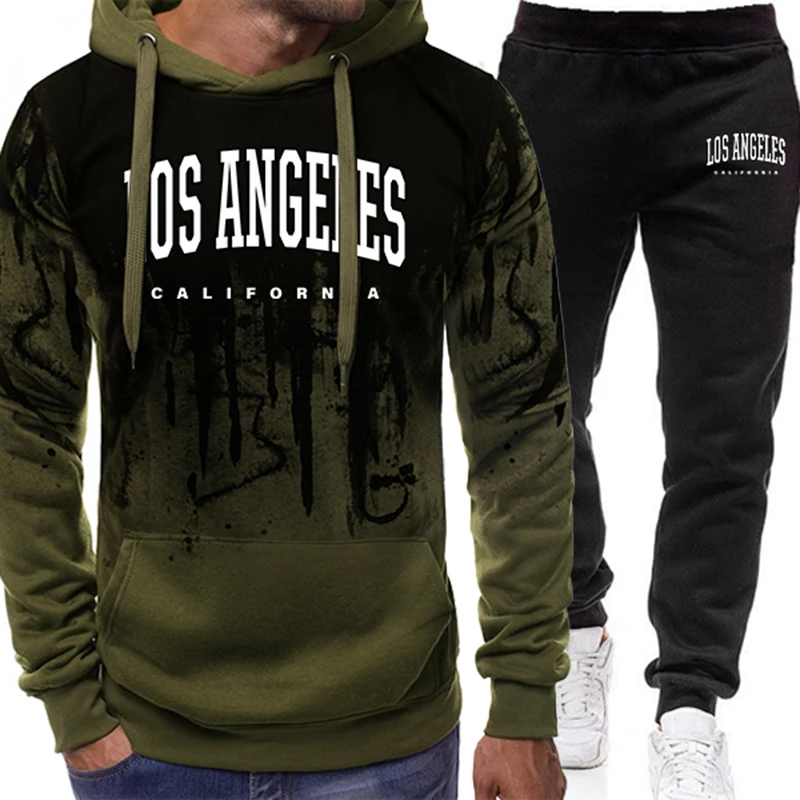 Fashion Men's Tracksuit Print  - Winter Clothing Outdoor review and price
