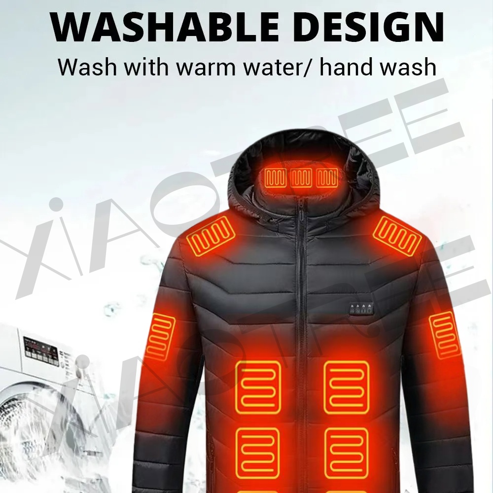 28 Areas Men Women's Heating J - Warm Winter Clothing review and price