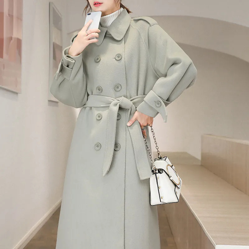 Women Woolen Coat Mid Length S - Winter Clothing Youtube review and price