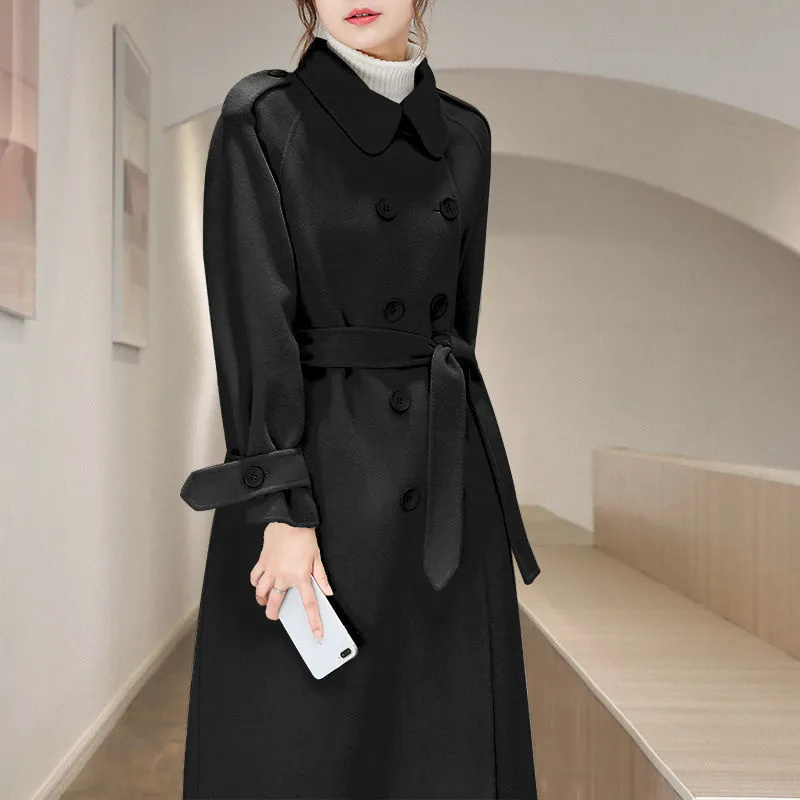 Women Woolen Coat Mid Length S - Winter Clothing Youtube review and price