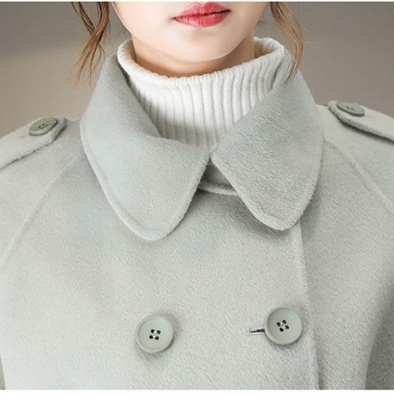 Women Woolen Coat Mid Length S - Winter Clothing Youtube review and price
