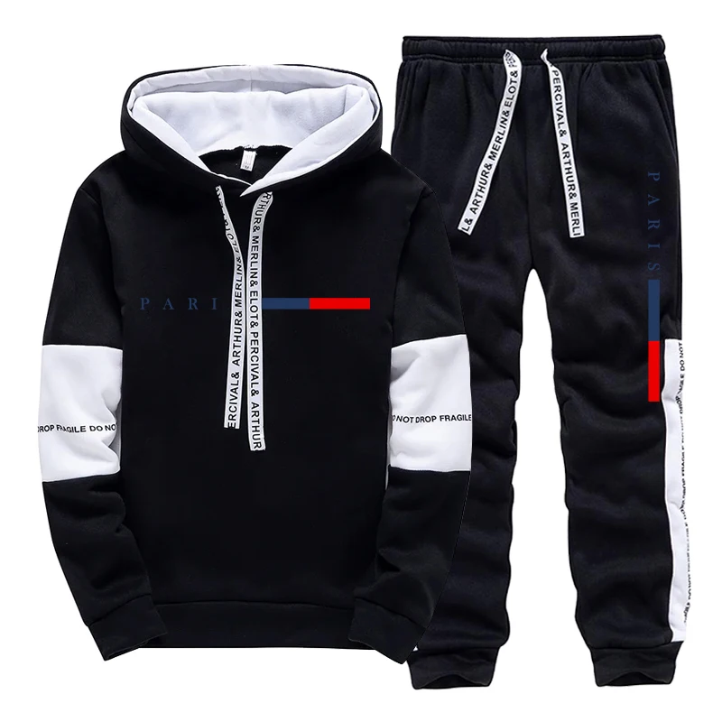 Men's Set/Hoodie/Pants Paris F - Winter Clothing Outdoor review and price