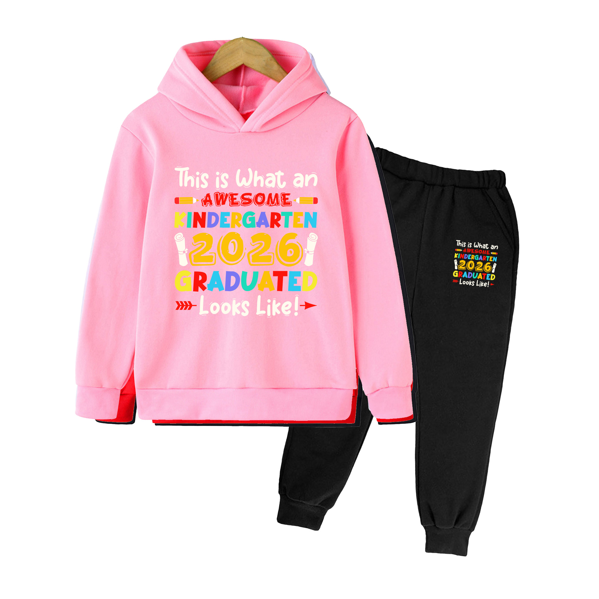 Kids Graduation Hoodie & Pants - Winter Clothing Kindergarten review and price